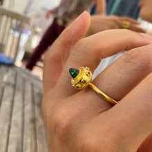 Load image into Gallery viewer, Green Tourmaline Grape Garnet Orb