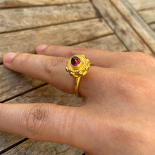 Load image into Gallery viewer, Pink Tourmaline Grape Garnet Orb