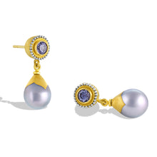 Load image into Gallery viewer, Maki-e Pearl & Spinel Drops