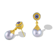 Load image into Gallery viewer, Maki-e Pearl & Spinel Drops