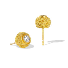 Load image into Gallery viewer, Diamond Velvet Cushion Studs