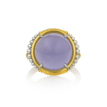 Load image into Gallery viewer, Chalcedony On the Edges Ring