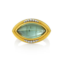 Load image into Gallery viewer, Blue Green Tourmaline Nerrena Ring