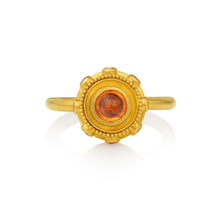Load image into Gallery viewer, Mandarin Garnet Orb Ring