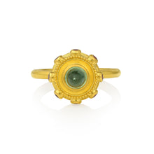 Load image into Gallery viewer, Green Tourmaline Grape Garnet Orb