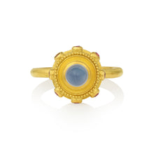 Load image into Gallery viewer, Aquamarine Pink Spinel Orb Ring
