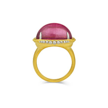 Load image into Gallery viewer, Raspberry Tourmaline On the Edges Ring