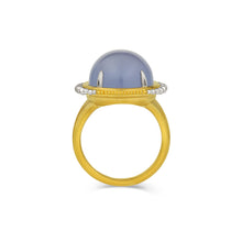 Load image into Gallery viewer, Chalcedony On the Edges Ring