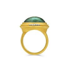 Load image into Gallery viewer, Blue Green Tourmaline Nerrena Ring
