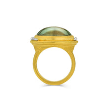 Load image into Gallery viewer, Bi-Color Green Tourmaline Nerrena Ring