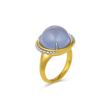 Load image into Gallery viewer, Chalcedony On the Edges Ring