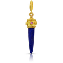 Load image into Gallery viewer, Lapis Lazuli Bullet Charm