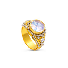 Load image into Gallery viewer, Moonstone Signet Ring