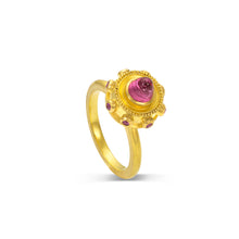 Load image into Gallery viewer, Pink Tourmaline Grape Garnet Orb
