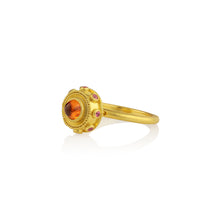 Load image into Gallery viewer, Mandarin Garnet Orb Ring