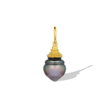 Load image into Gallery viewer, Tahitian Purple Drop Circlé Pearl Charm