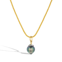 Load image into Gallery viewer, Tahitian Blue Drop Pearl Charm