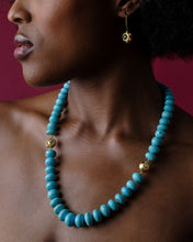 Load image into Gallery viewer, On model view of the necklace.