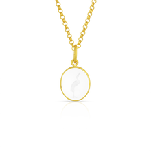 Load image into Gallery viewer, One-of-a-kind hand carved rock crystal charm of a heron delicately balanced on one leg. This carving is based on a carved gem held by the Museum of Fine Arts in Boston from the classical Greek period 450-425 BC, after the manner of Dexamenos of Chios, recognized as one of the great gem carvers of antiquity. Made in recycled 22k yellow gold and Brazilian Ataléia rock crystal. Length approximately 24mm W 12.8mm (L .9in W .5in).

Chain is available separately.