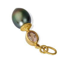 Load image into Gallery viewer, An alternate view of the Bronze Pearl charm.