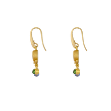Load image into Gallery viewer, Black Opal Crotalia Earrings