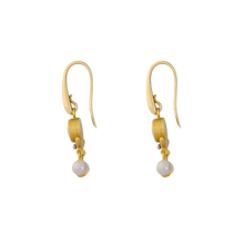 Load image into Gallery viewer, White Opal Crotalia Earrings