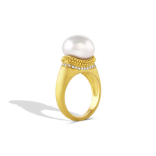 Load image into Gallery viewer, Diamond Velvet Ruff Ring #2