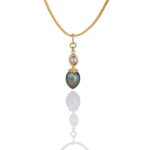 Bronze Pearl Charm