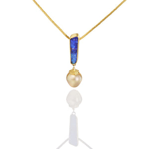 Opal Exclamation Charm