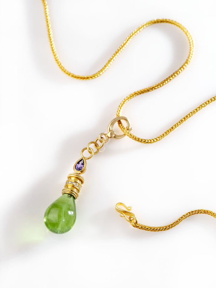 The Perfumer's Flask Peridot Charm