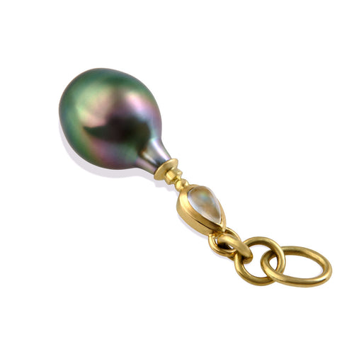 The Perfumer's Flask Silver Pearl Charm