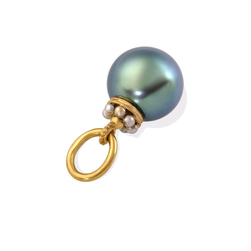 Crown Pearl Charm