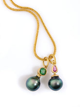 Load image into Gallery viewer, The Perfumer&#39;s Flask Blue Pearl Charm