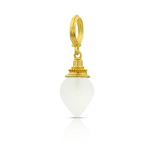 Load image into Gallery viewer, Matte Rock Crystal Minaret charm.