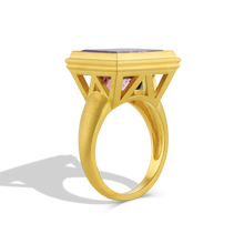 Load image into Gallery viewer, Tabula Ring #1 Large - Pink &amp; Blue