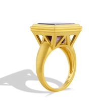 Load image into Gallery viewer, Tabula Ring #2 Small - Pink &amp; Blue