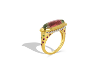 Load image into Gallery viewer, Watermelon Lozenge Ring