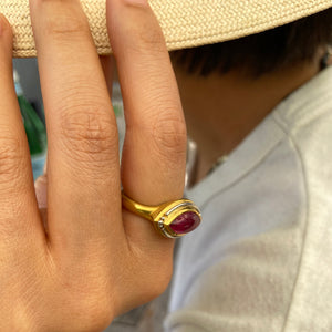 Pink Tourmaline Nerrena Ring (Small)