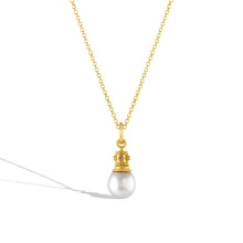 Load image into Gallery viewer, Byzantine Crown Pearl Charm