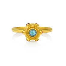 Load image into Gallery viewer, Mini Blue Zircon Spinel Orb Ring