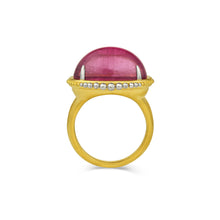 Load image into Gallery viewer, Raspberry Tourmaline On the Edges, On the Margins Ring