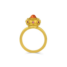Load image into Gallery viewer, Mandarin Garnet Orb Ring