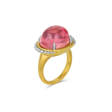 Load image into Gallery viewer, Pink Tourmaline On the Edges, On the Margins Ring