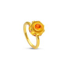 Load image into Gallery viewer, Mandarin Garnet Orb Ring