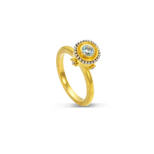 Load image into Gallery viewer, Blue Zircon Mini Orb Ring