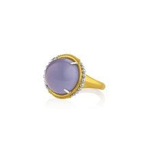 Load image into Gallery viewer, Chalcedony On the Edges, On the Margins Ring