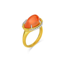 Load image into Gallery viewer, Mandarin Garnet On the Edges, On the Margins Ring