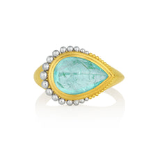 Load image into Gallery viewer, Paraiba Tourmaline Signet Ring