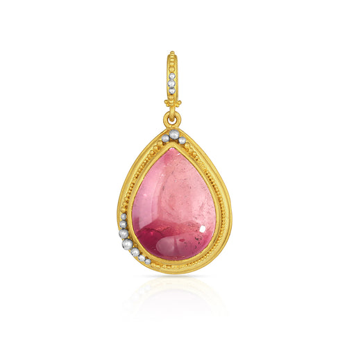 Bi-colour Pink Tourmaline Revival Charm